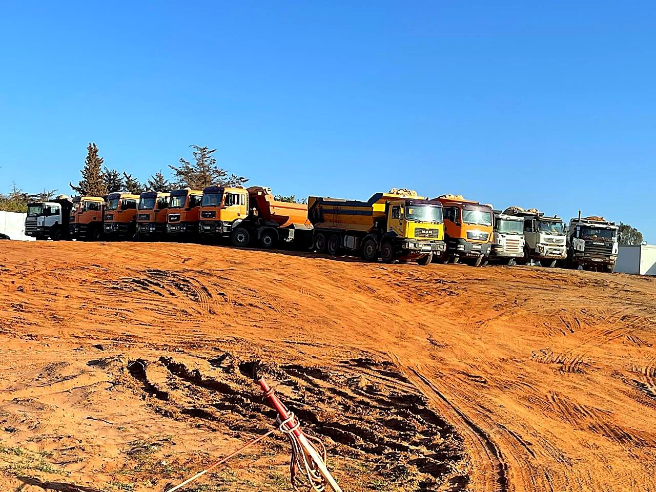 Rotation de camions 8x4
